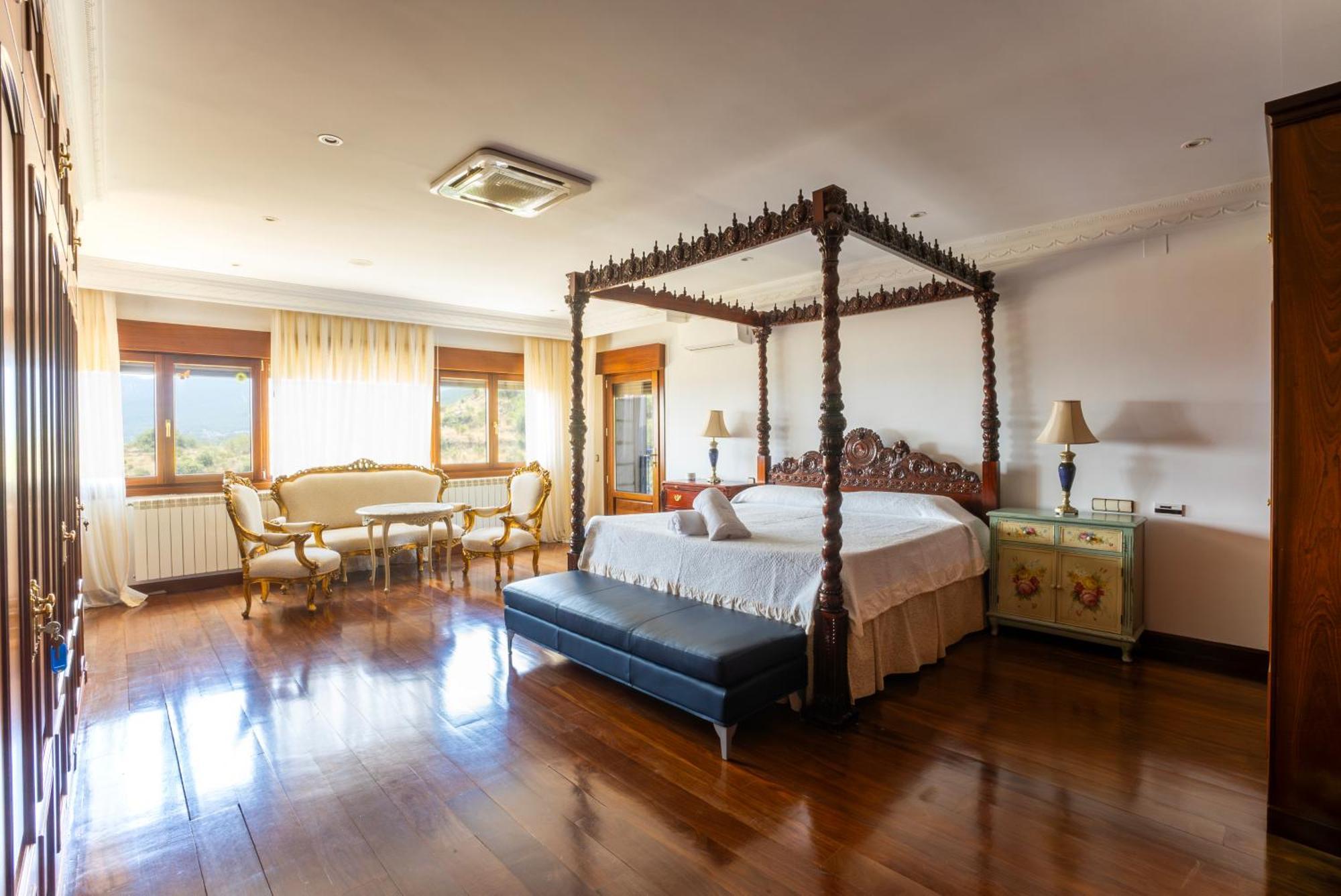 Vila Mansion Con Jacuzzi A 40 Grados, Gran Piscina Y Padel El Tiemblo Exteriér fotografie
